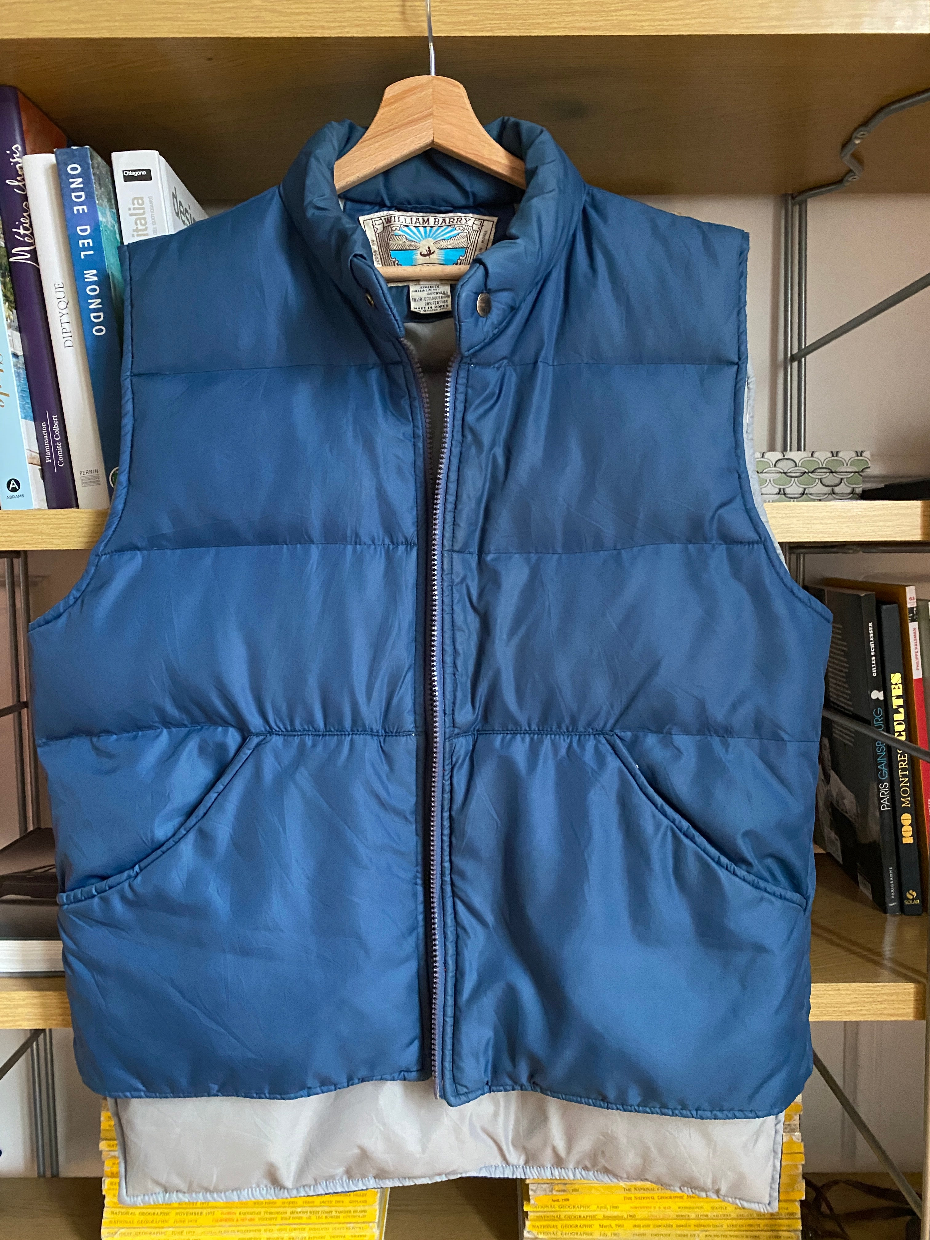 c.1980 William Barry Down Vest – Café Society