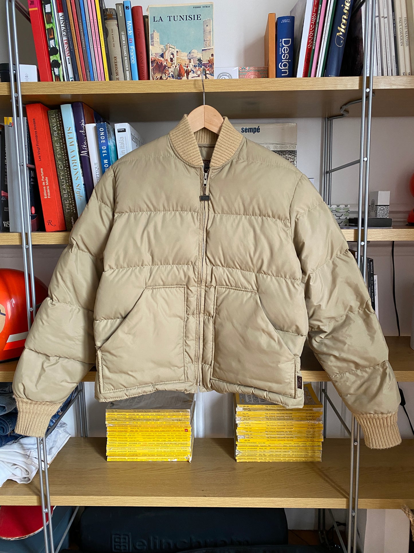 c.1990 Walls Outdoor Down Jacket Creme