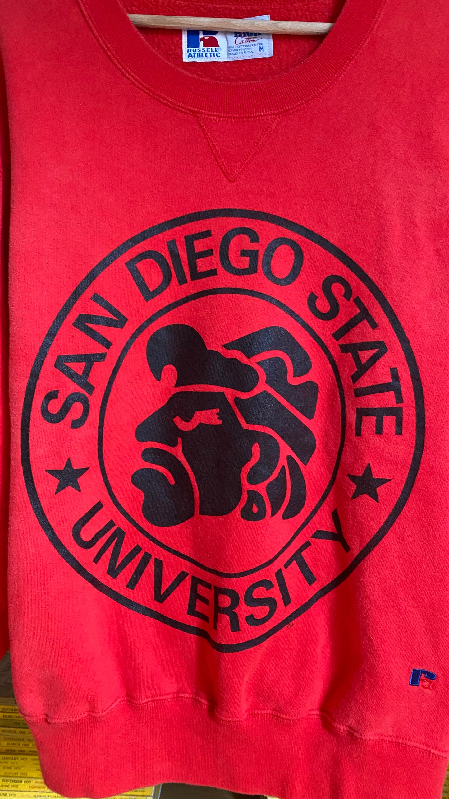 c.1990 Russell Athletic University of San Diego sweatshirt