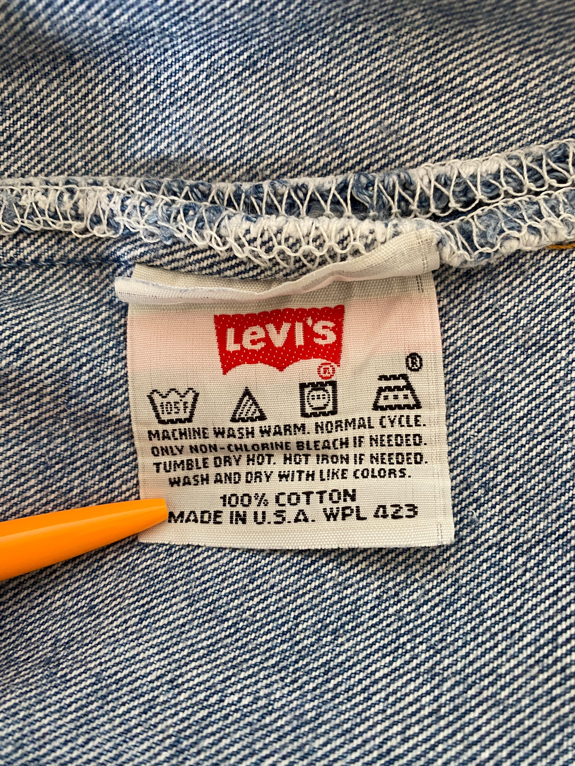 c.1990 Levi's 501 (34x34) Made in U.S.A