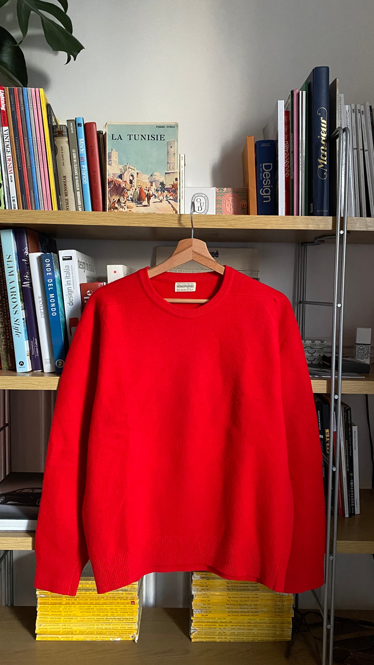 c.1980 Hémisphères Lambswool pullover