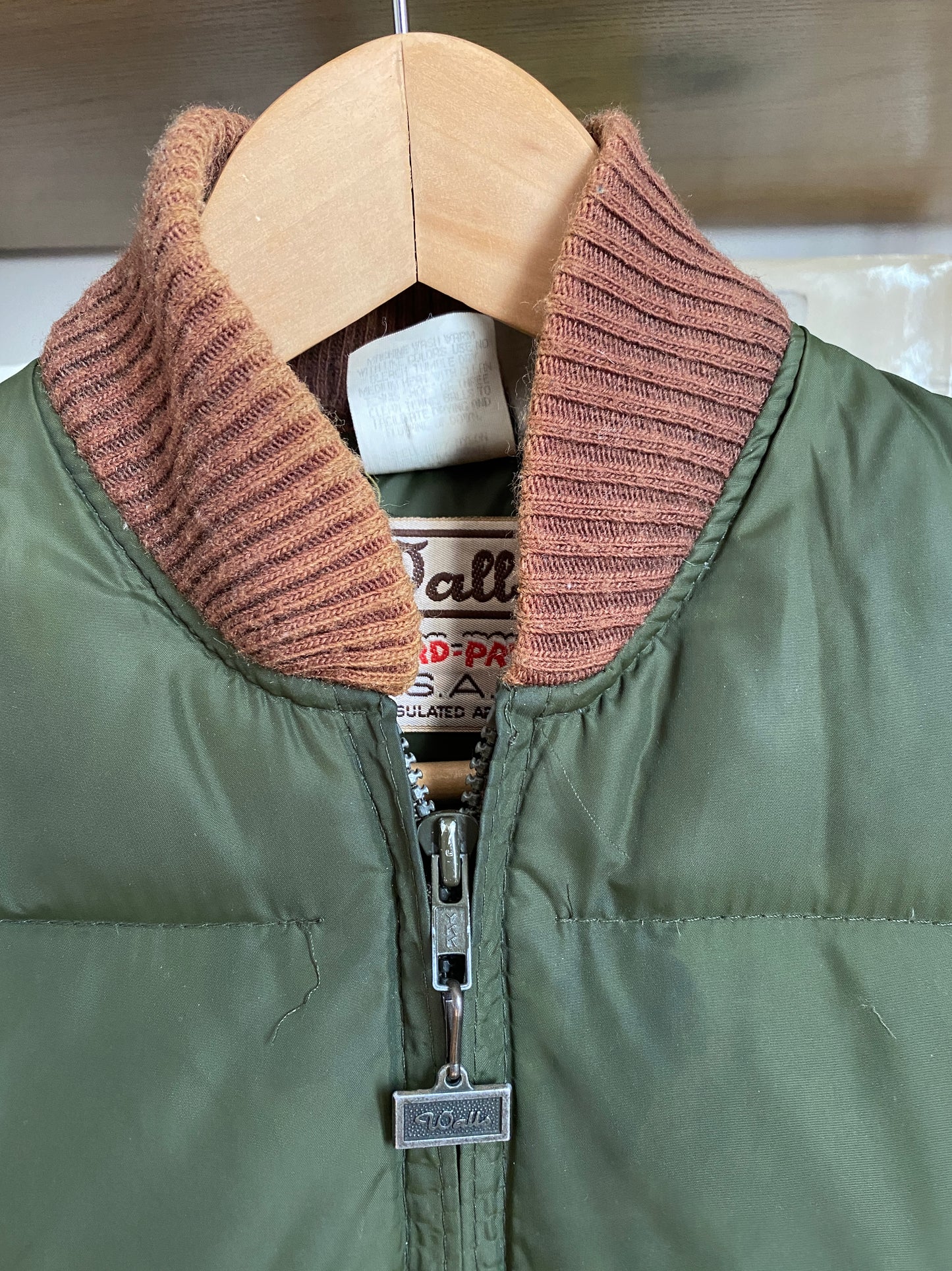 c.1990 Walls Outdoor Down Jacket Olive