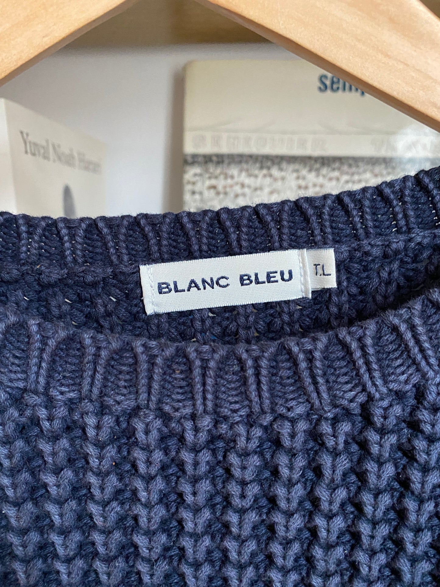 c.2000 Blanc Bleu pullover