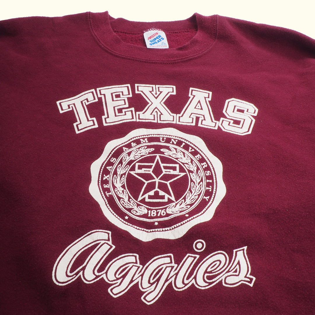 c.1980 Jerzees Texas University Sweatshirt