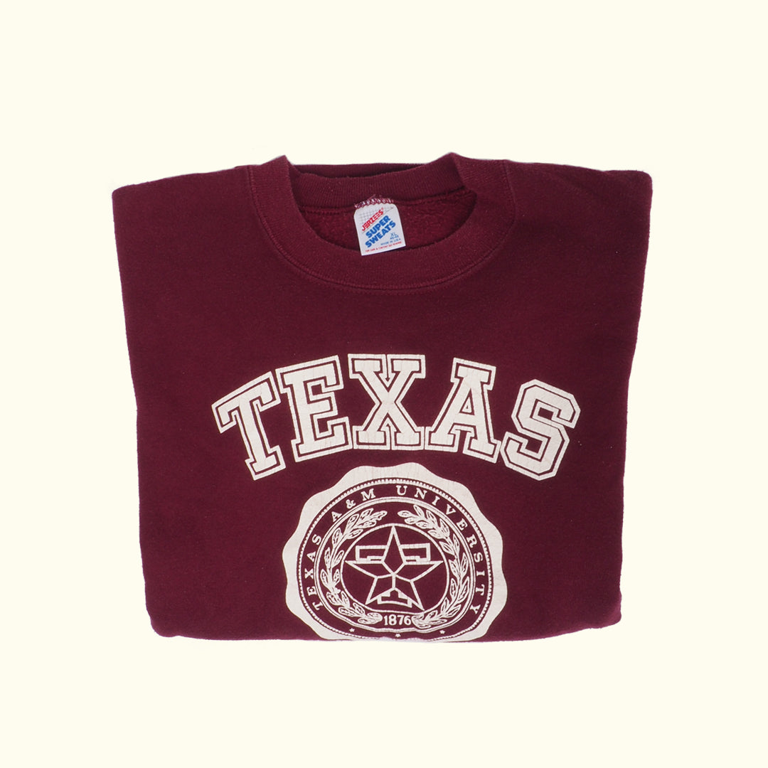 c.1980 Jerzees Texas University Sweatshirt