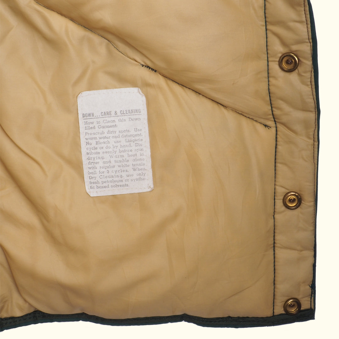 c.1980 William Barry Down Vest